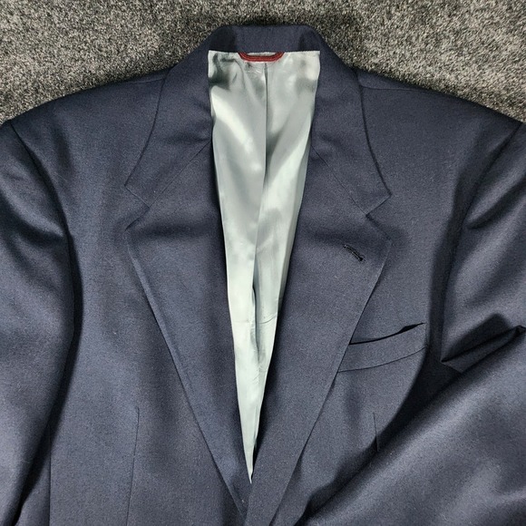 Jack Nicklaus Tournament Series Gold Button Navy Blue Sport Coat Blazer 44XL - Picture 5 of 14